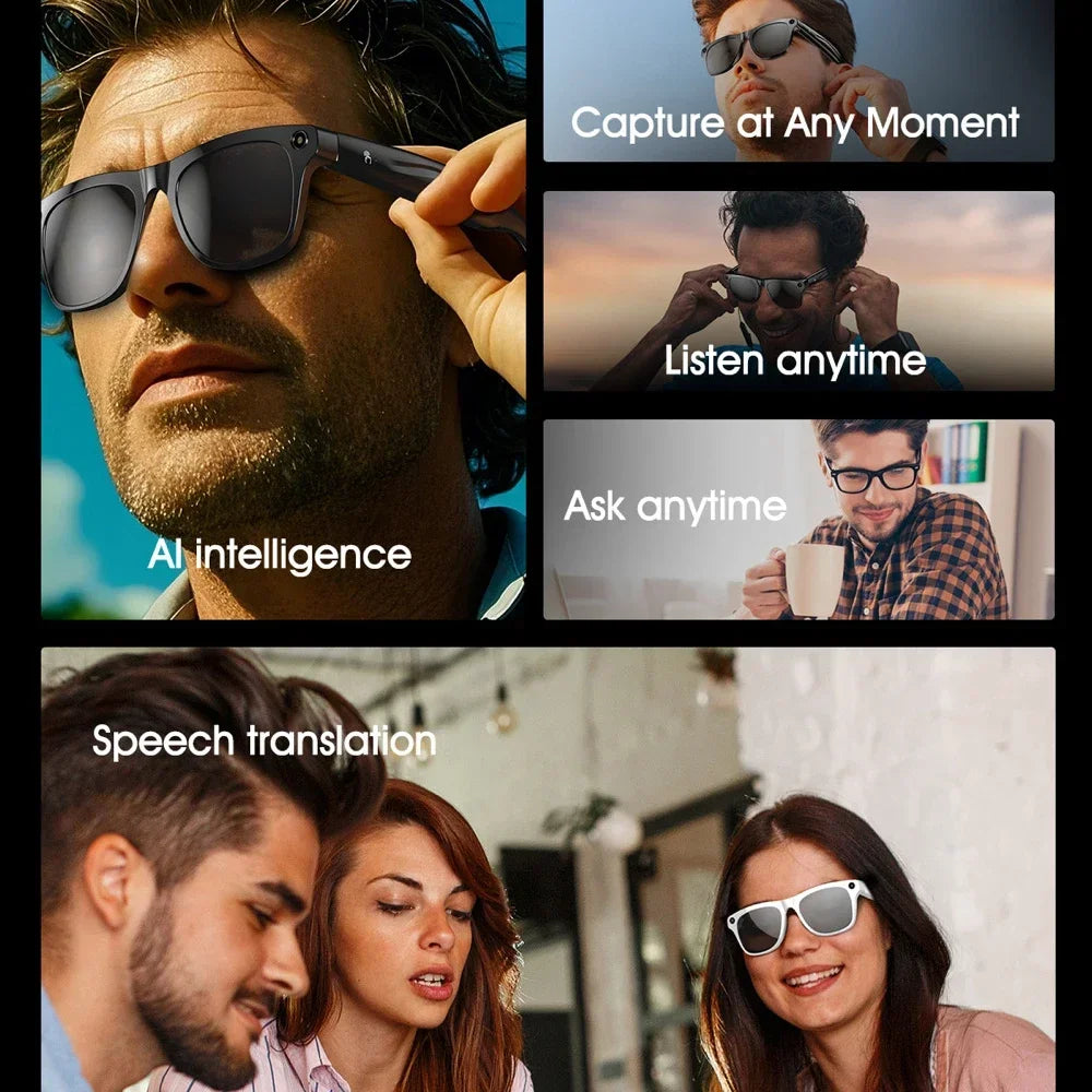 Smart AI Camera Glasses