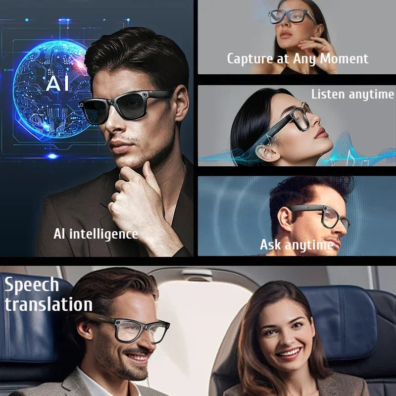 Smart AI Camera Glasses