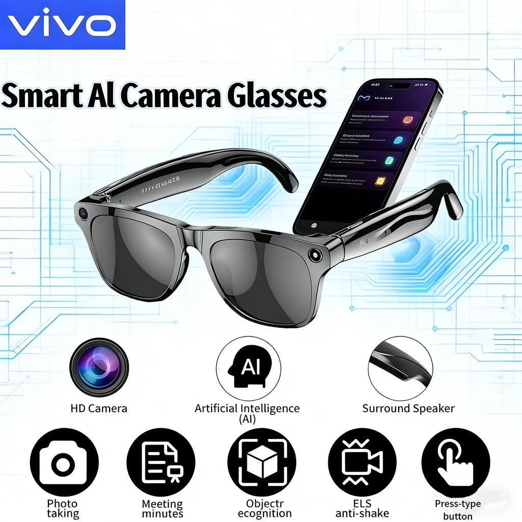 Smart AI Camera Glasses