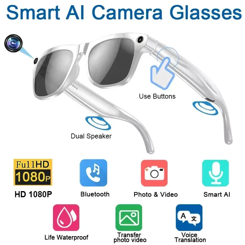 Smart AI Camera Glasses